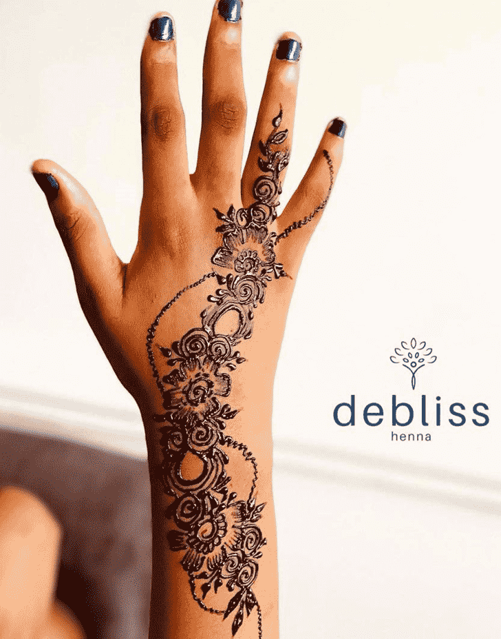Appealing Adorable Henna design