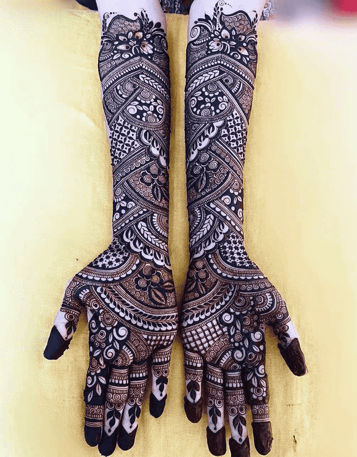 Delightful Adorable Henna design