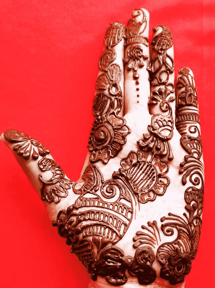 Radiant Adorable Henna design