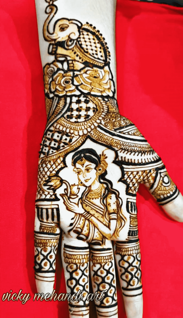 Splendid Adorable Henna design