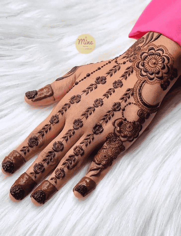 Enthralling Adult Henna Design