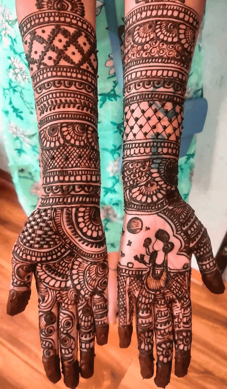 Pleasing Adult Henna Design
