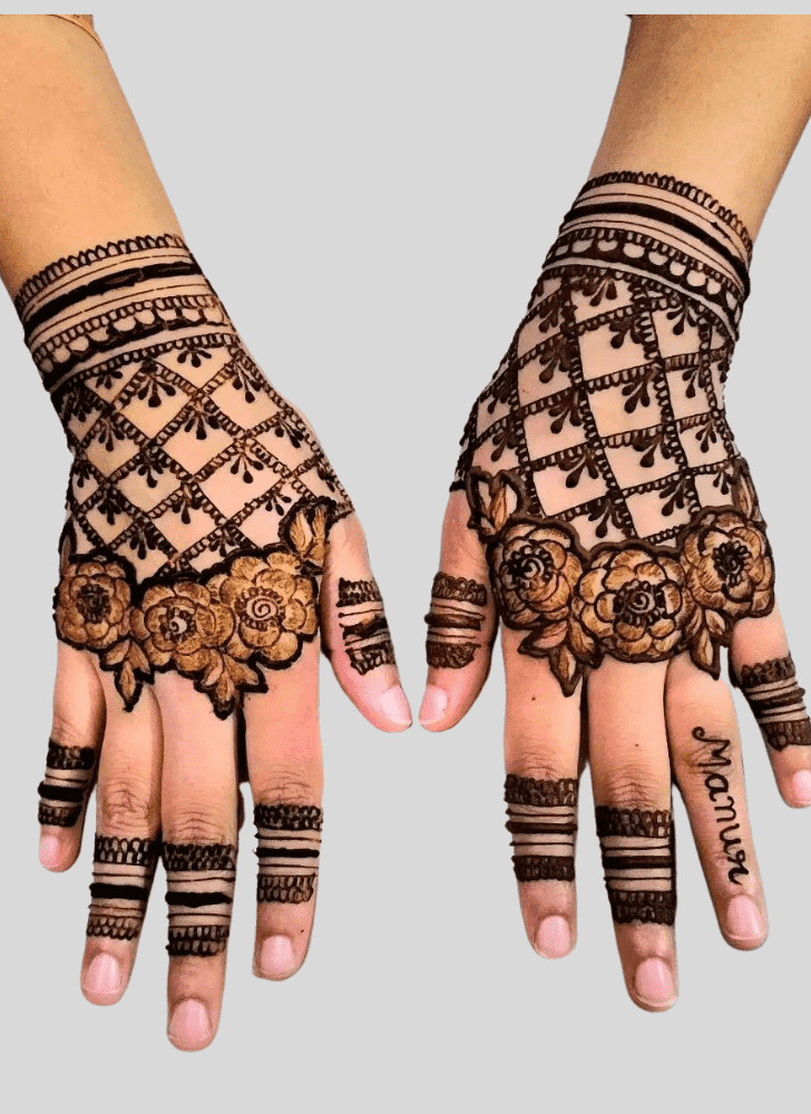 Classy Afghanistan Henna Design