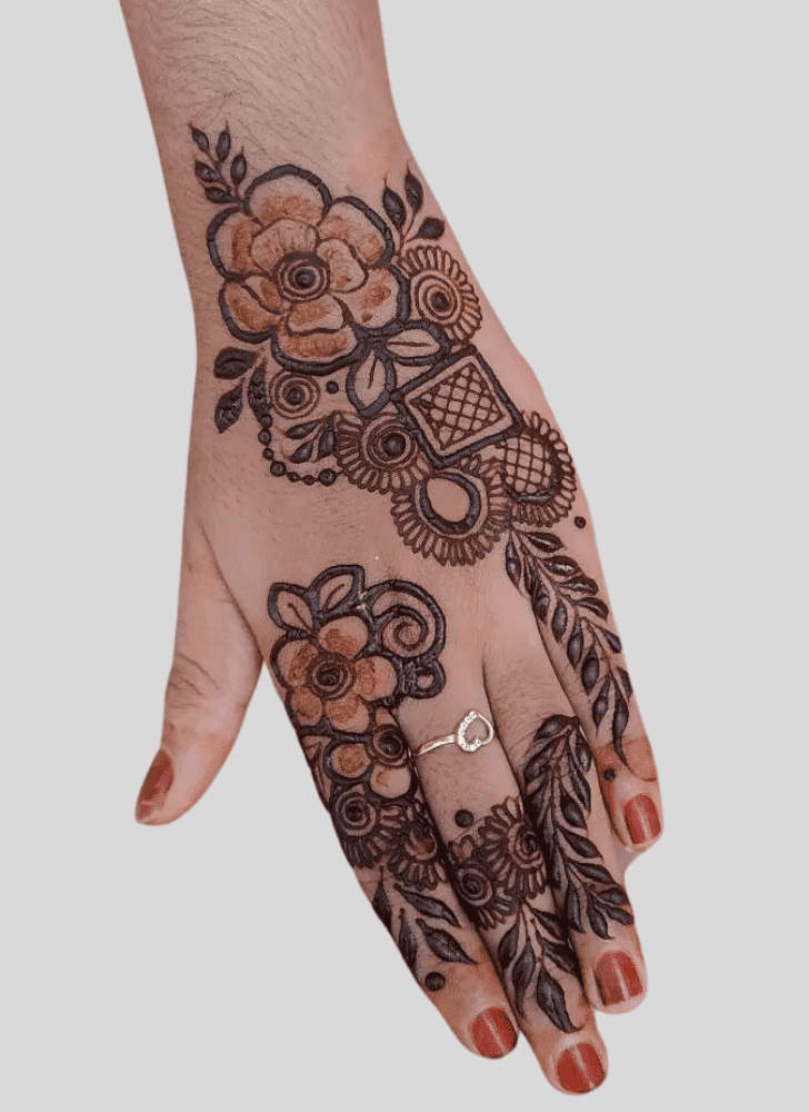 Good Looking Afghanistan Henna Design
