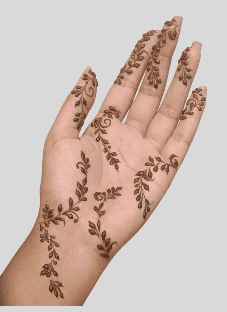 Magnetic Afghanistan Henna Design