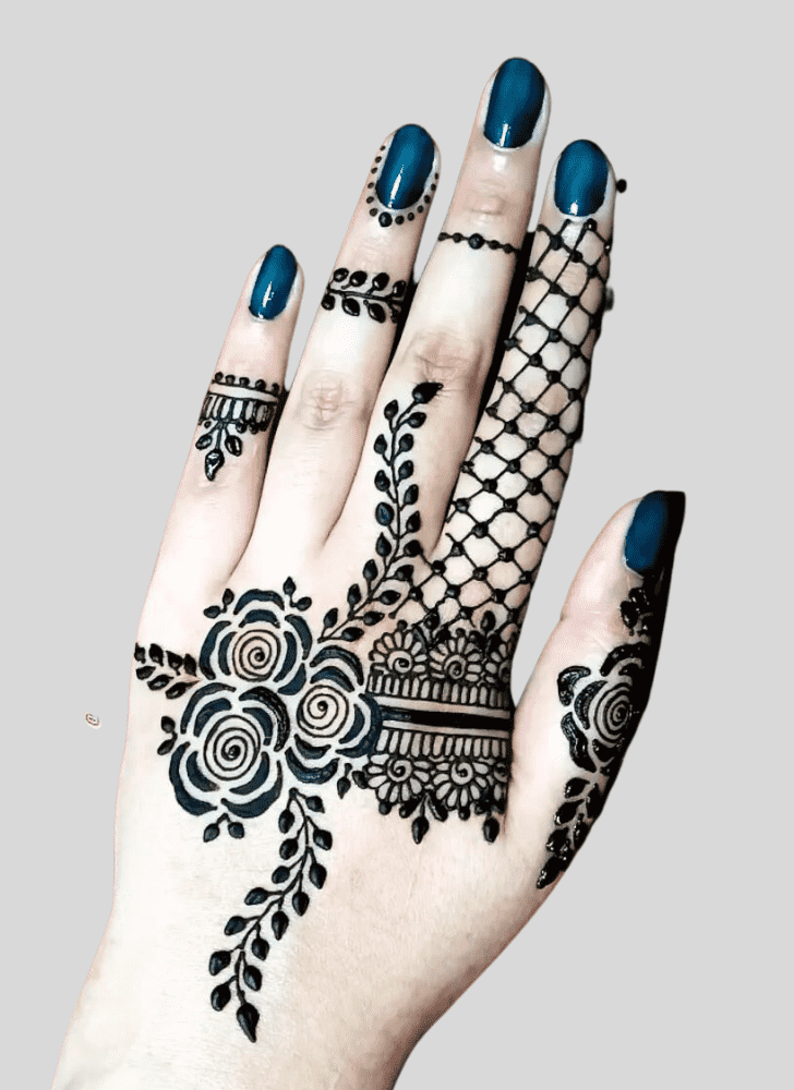 Mesmeric Afghanistan Henna Design