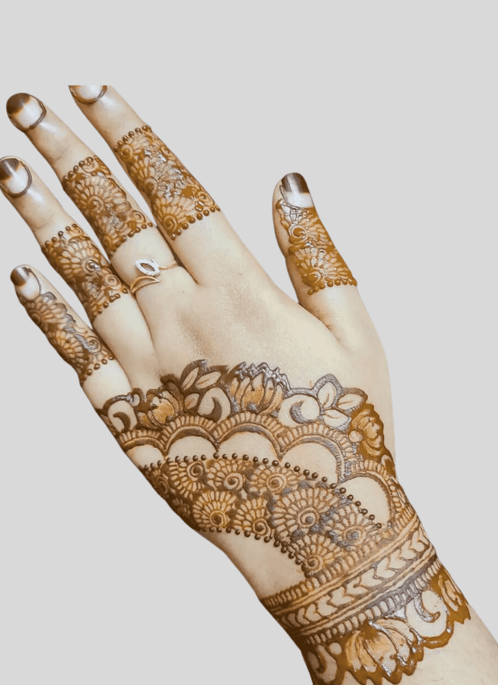 Pleasing Afghanistan Henna Design