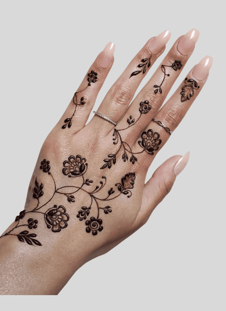 Slightly Afghanistan Henna Design