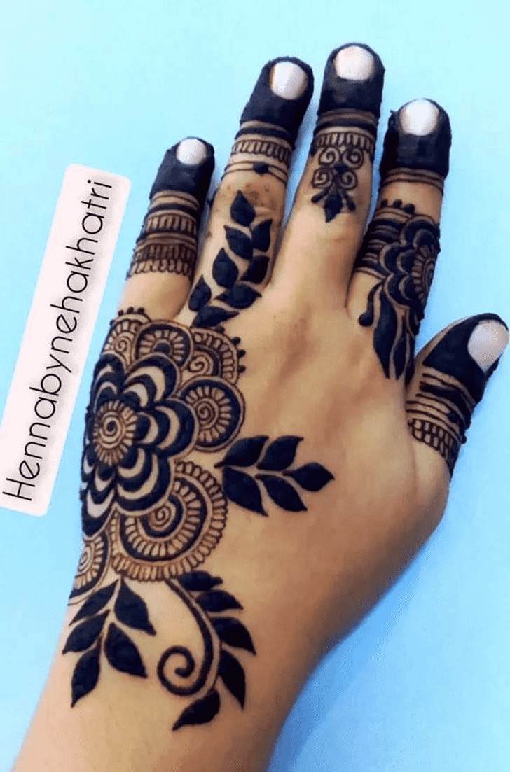 Appealing African Henna Design