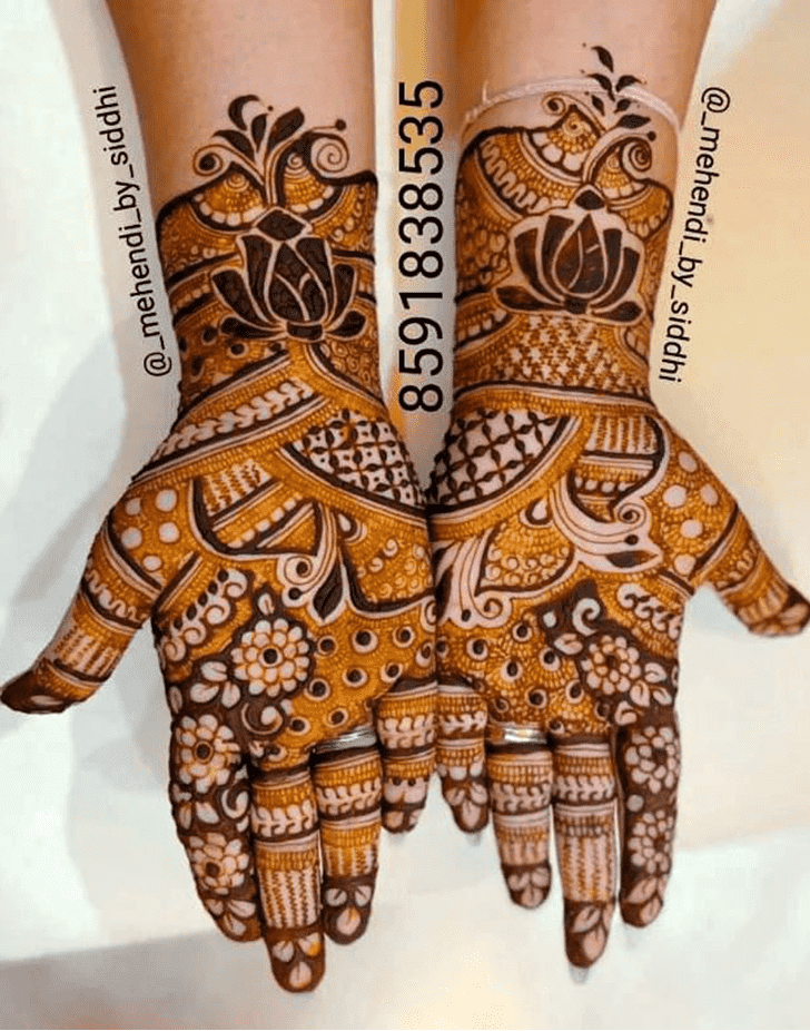Fine African Henna Design