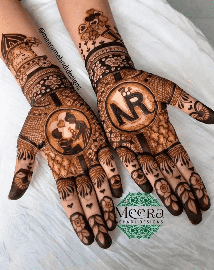Resplendent African Henna Design