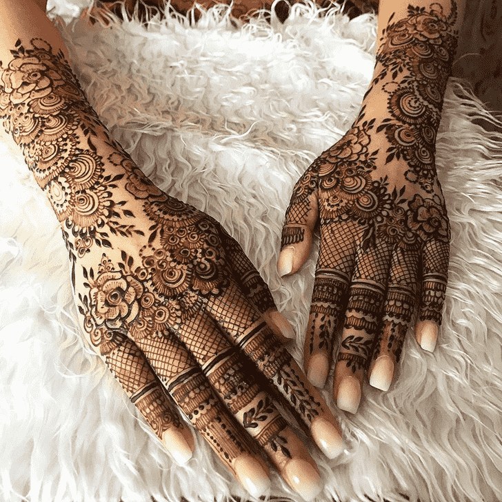 Appealing Agra Henna Design