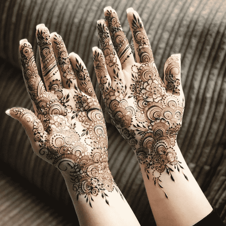 Bewitching Agra Henna Design