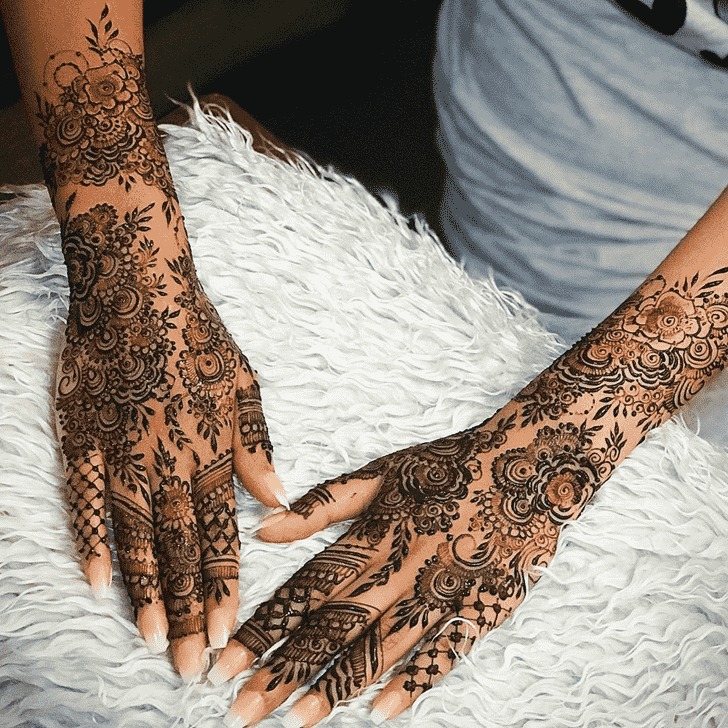 Arm Agra Henna Design