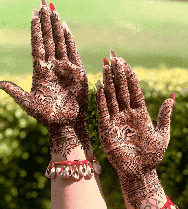 Arm Agra Henna Design