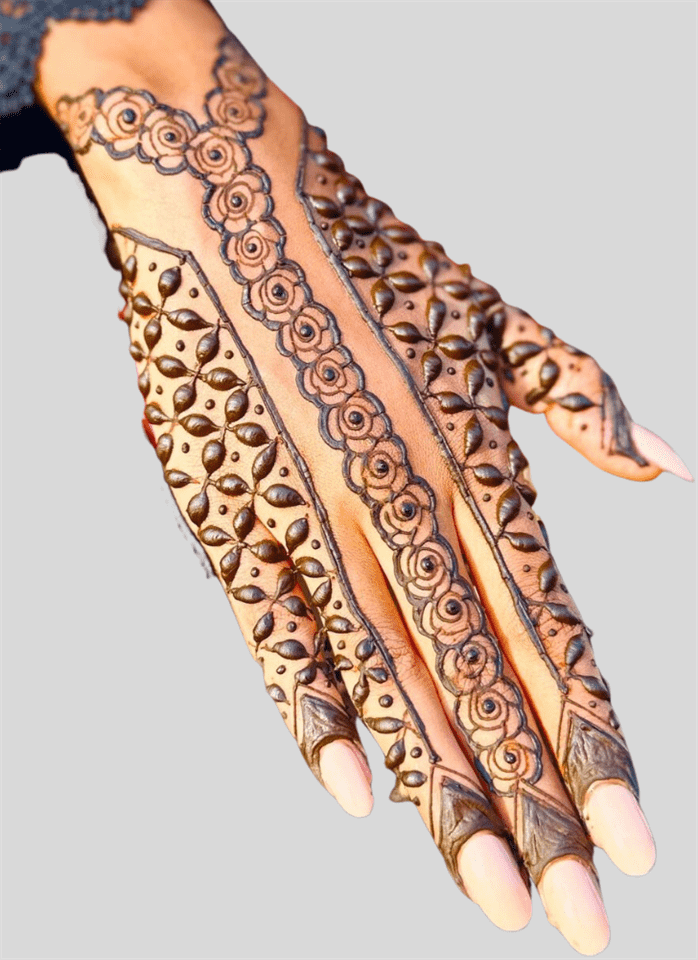Charming Albania Henna Design