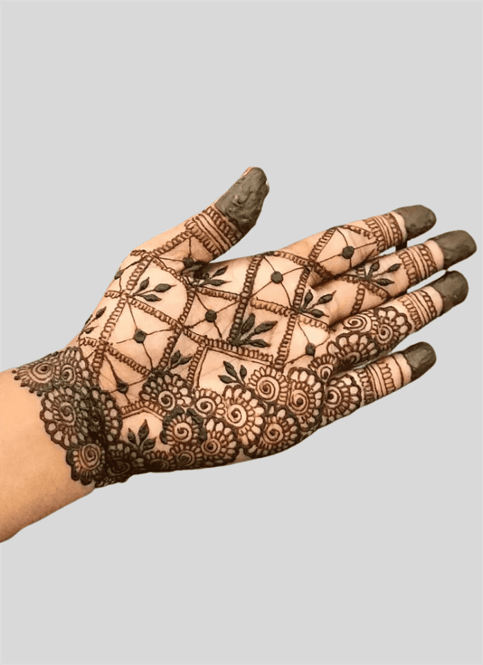 Elegant Albania Henna Design