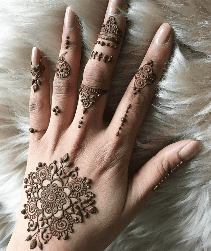 Fair Alluring Henna Design