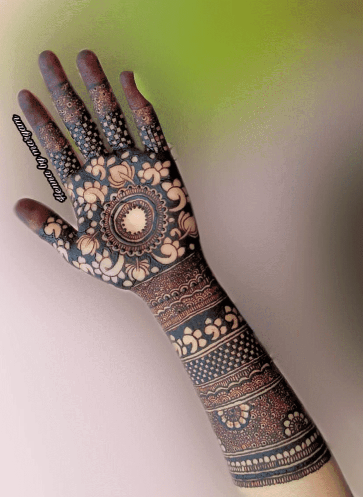 Angelic Amalaki Ekadashi Henna Design