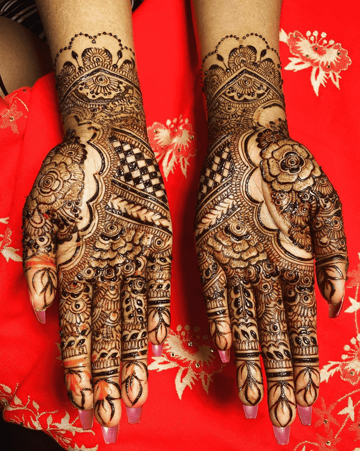 Appealing Amalaki Ekadashi Henna Design
