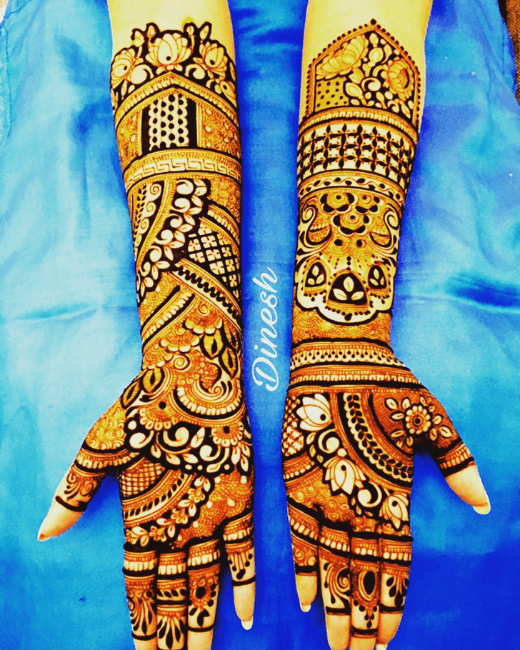 Fetching Amalaki Ekadashi Henna Design
