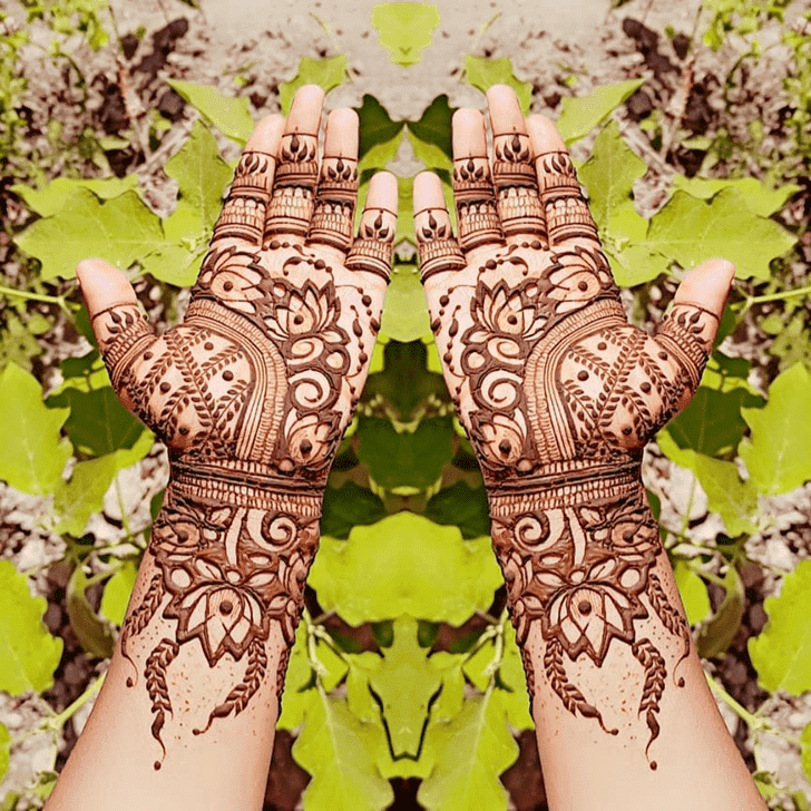 Gorgeous Amalaki Ekadashi Henna Design