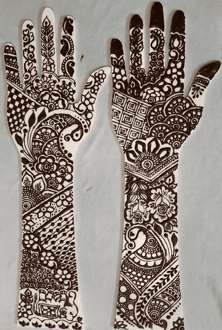 Slightly Amalaki Ekadashi Henna Design