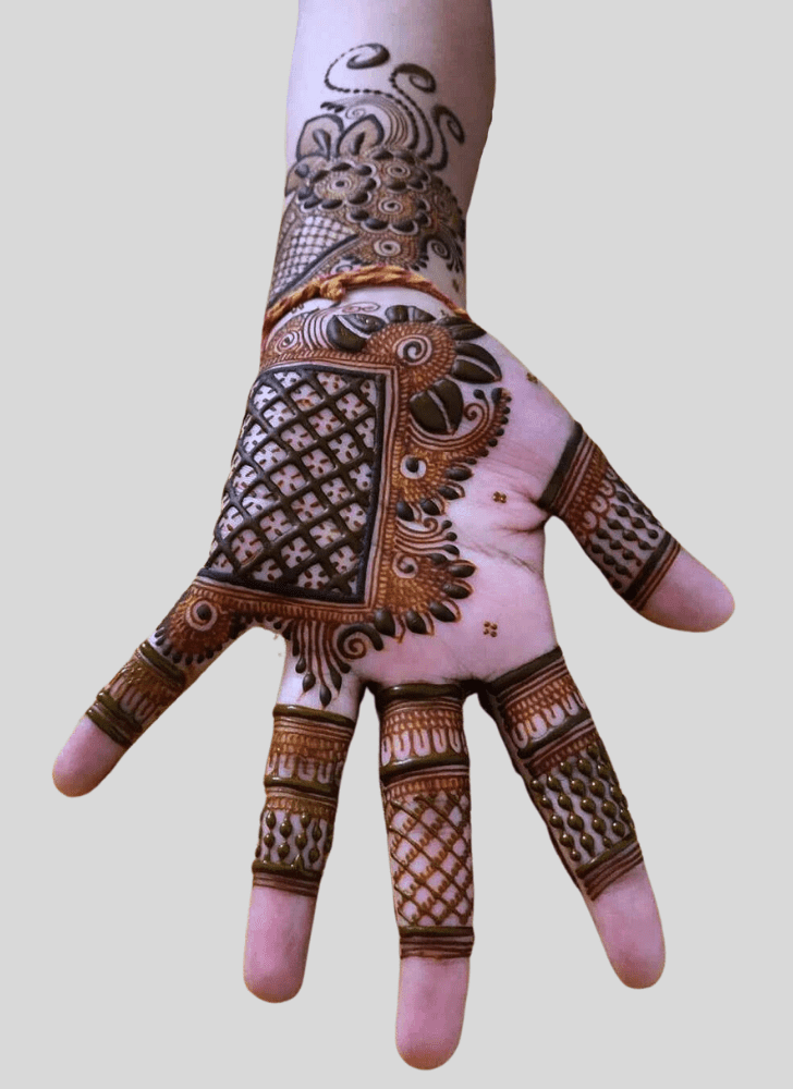 Alluring Amavasya Henna Design