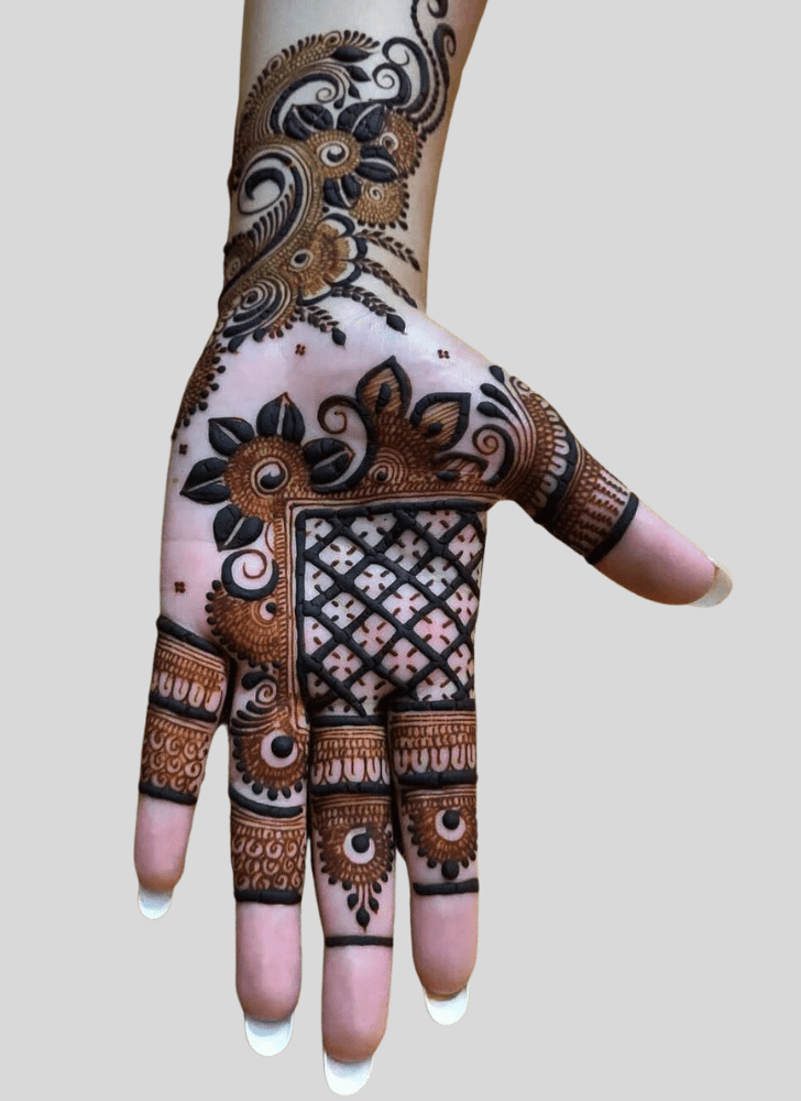 Beauteous Amavasya Henna Design