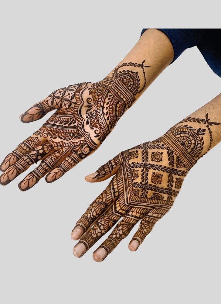 Comely Amavasya Henna Design