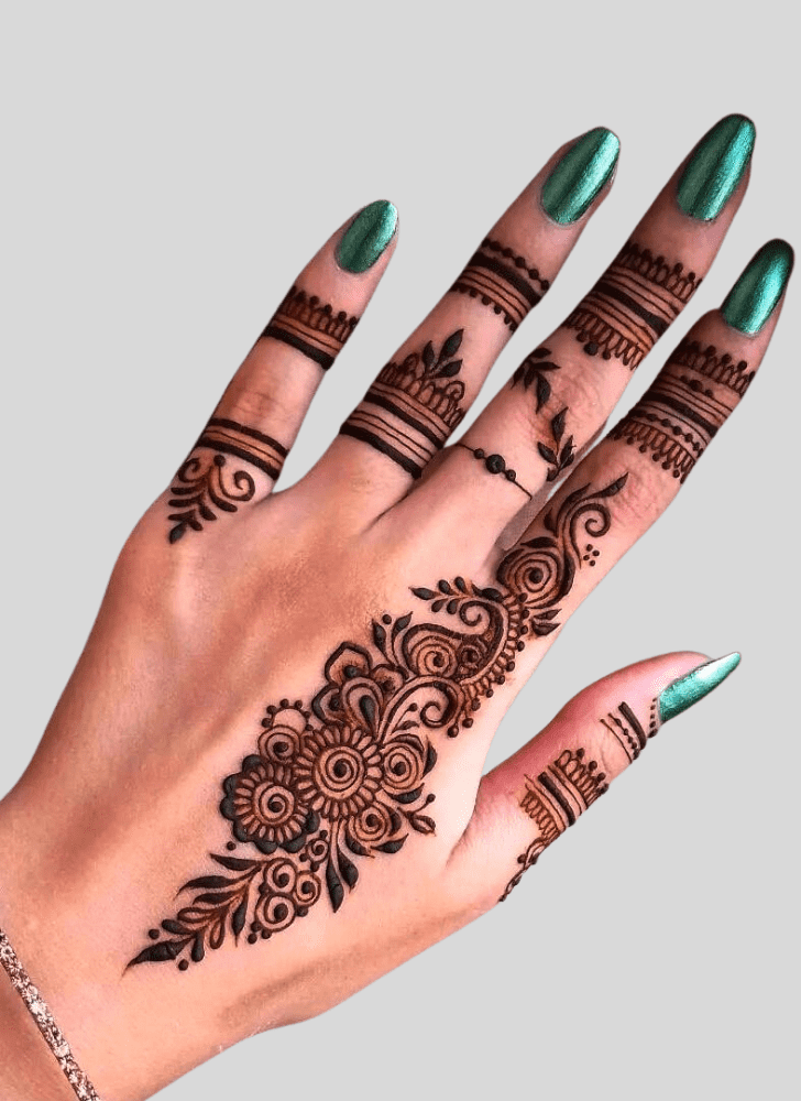 Arm Amavasya Henna Design
