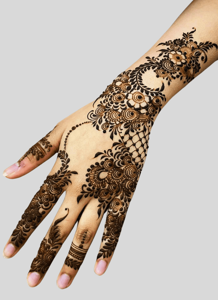 Fetching Amavasya Henna Design