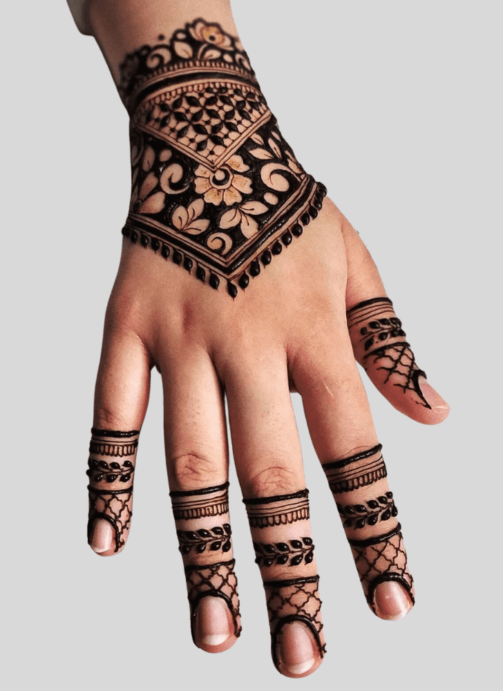 Fine Amavasya Henna Design