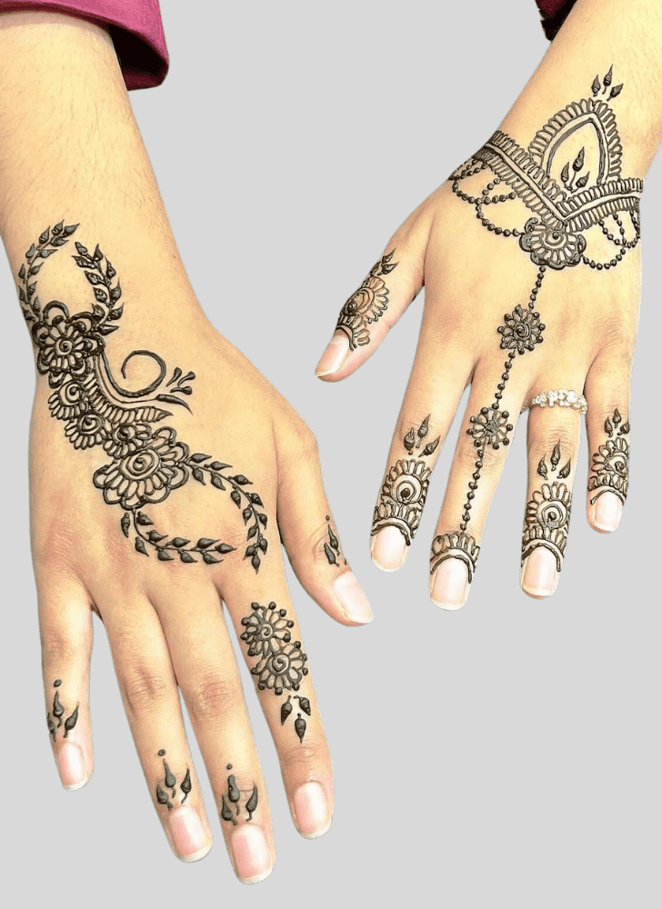 Awesome Amavasya Henna Design