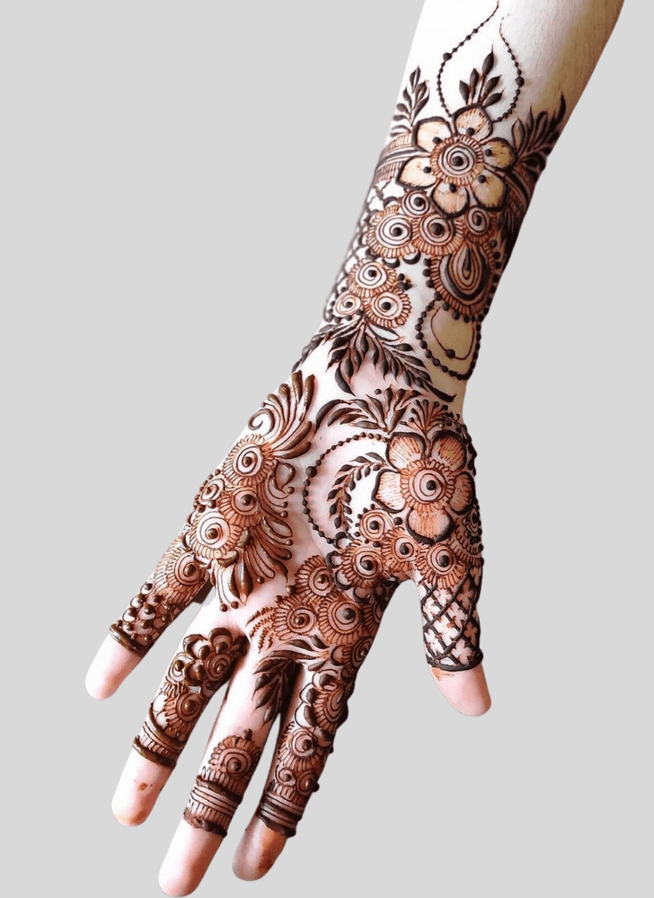 Magnetic Amavasya Henna Design