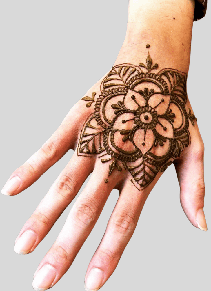 Nice Amavasya Henna Design