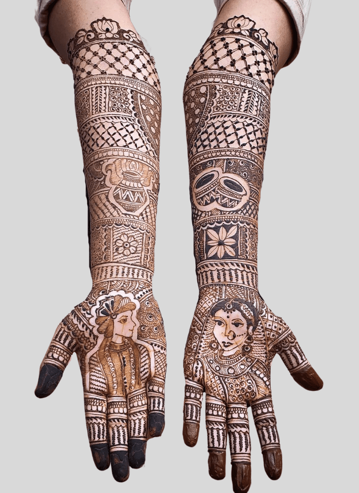 Resplendent Amavasya Henna Design
