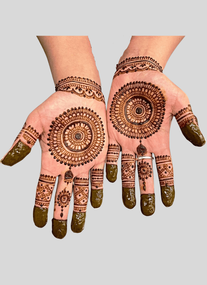 Slightly Amavasya Henna Design