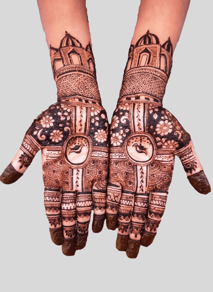 Stunning Amavasya Henna Design