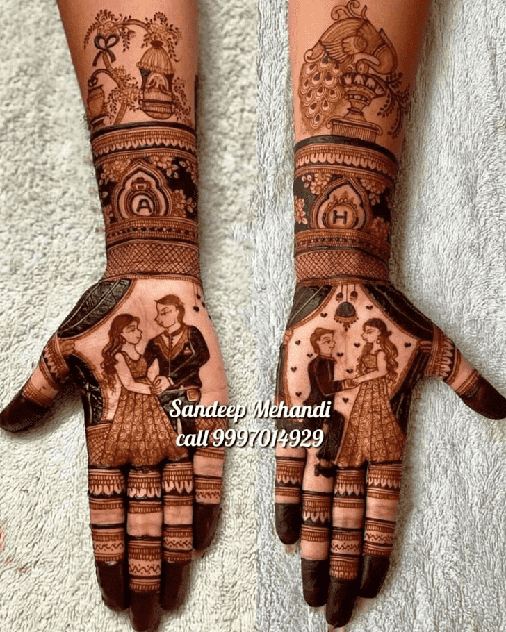 Fascinating Amazing Henna Design