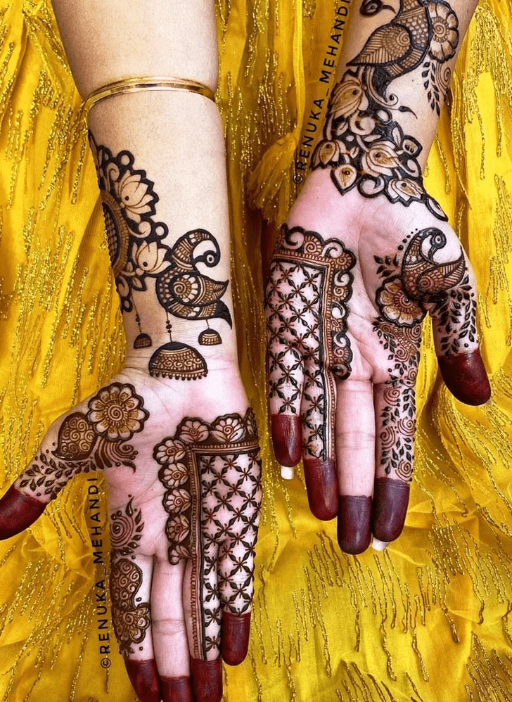 Good Looking Amazing Henna Design