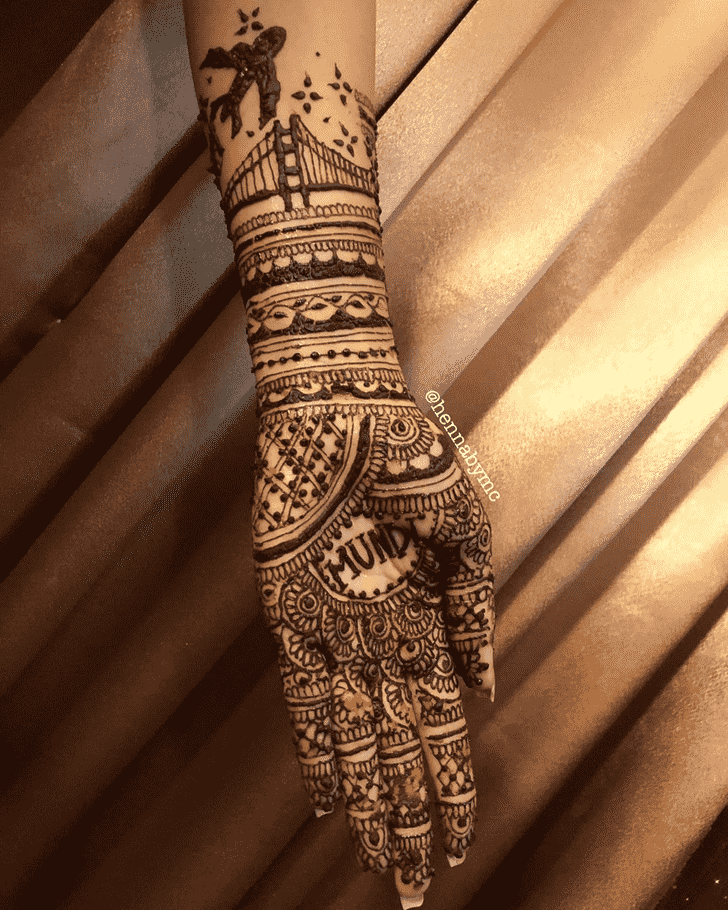 Radiant American Henna Design
