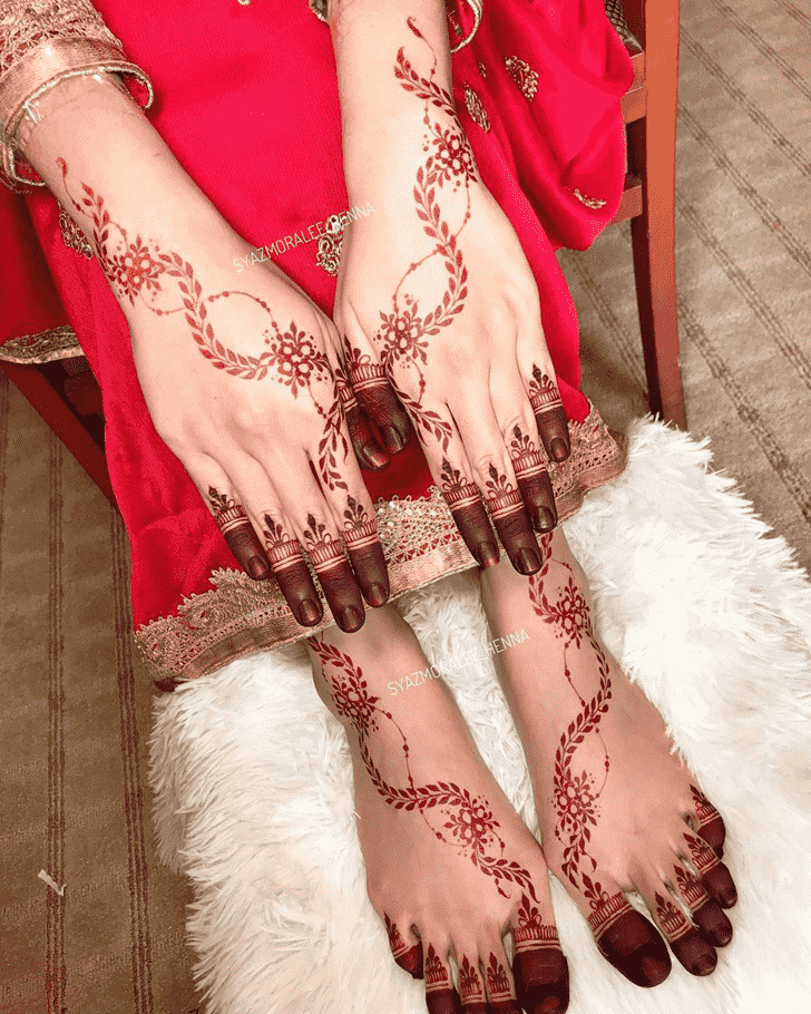 Angelic Amritsar Henna Design