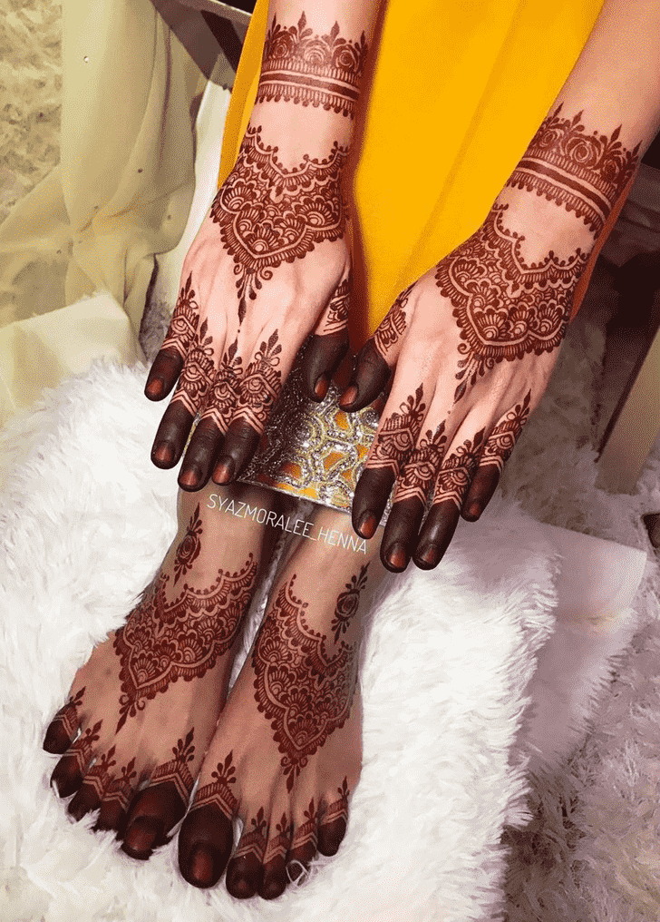 Dazzling Amritsar Henna Design