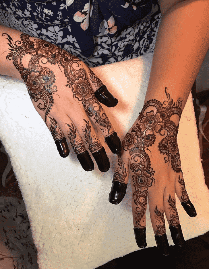 Nice Amritsar Henna Design