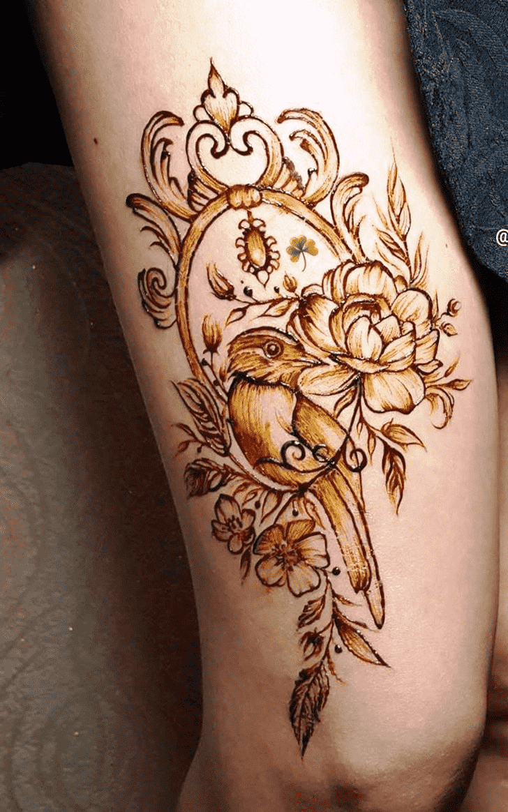 Bewitching Animal Henna Design