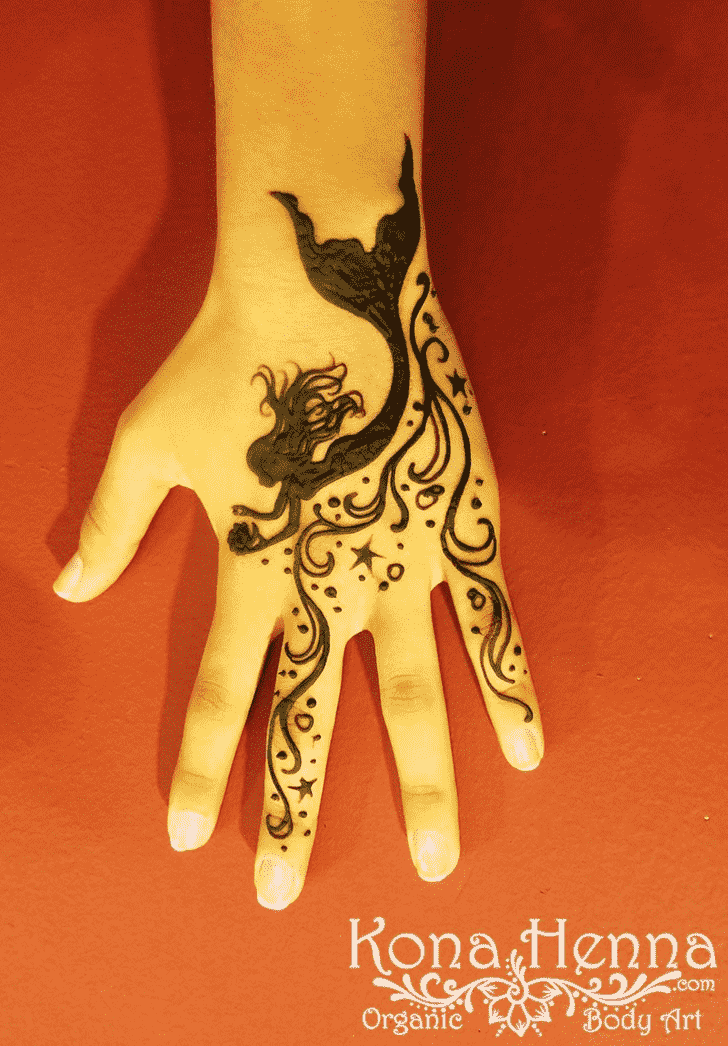 Arm Animal Henna Design