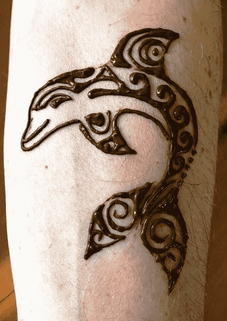 Exquisite Animal Henna Design