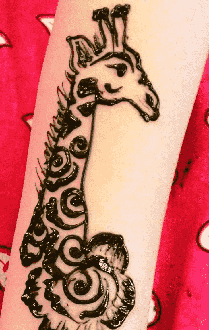 Pleasing Animal Henna Design