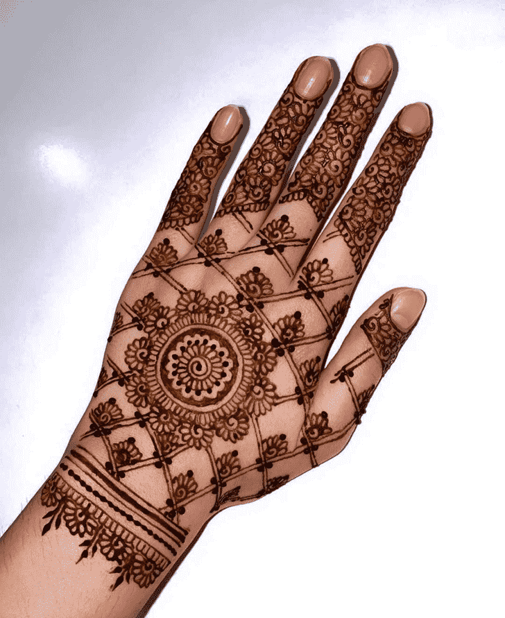 Pretty Arab Henna Design